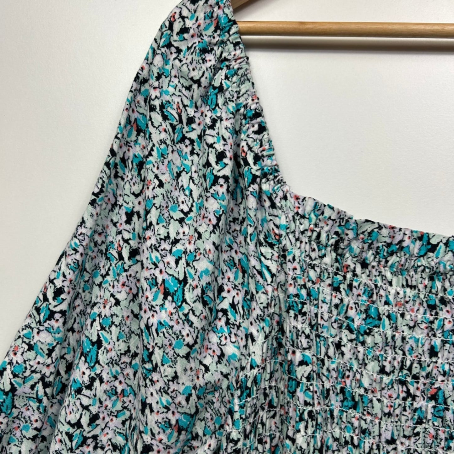 Anko Curve Maxi Dress Size 24 Plus Floral Short Sleeve Viscose Blend