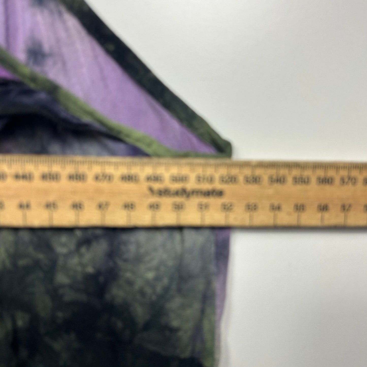 City Chic Top Size 16 Small Purple Green Tie Dye Sleeveless 100% Viscose