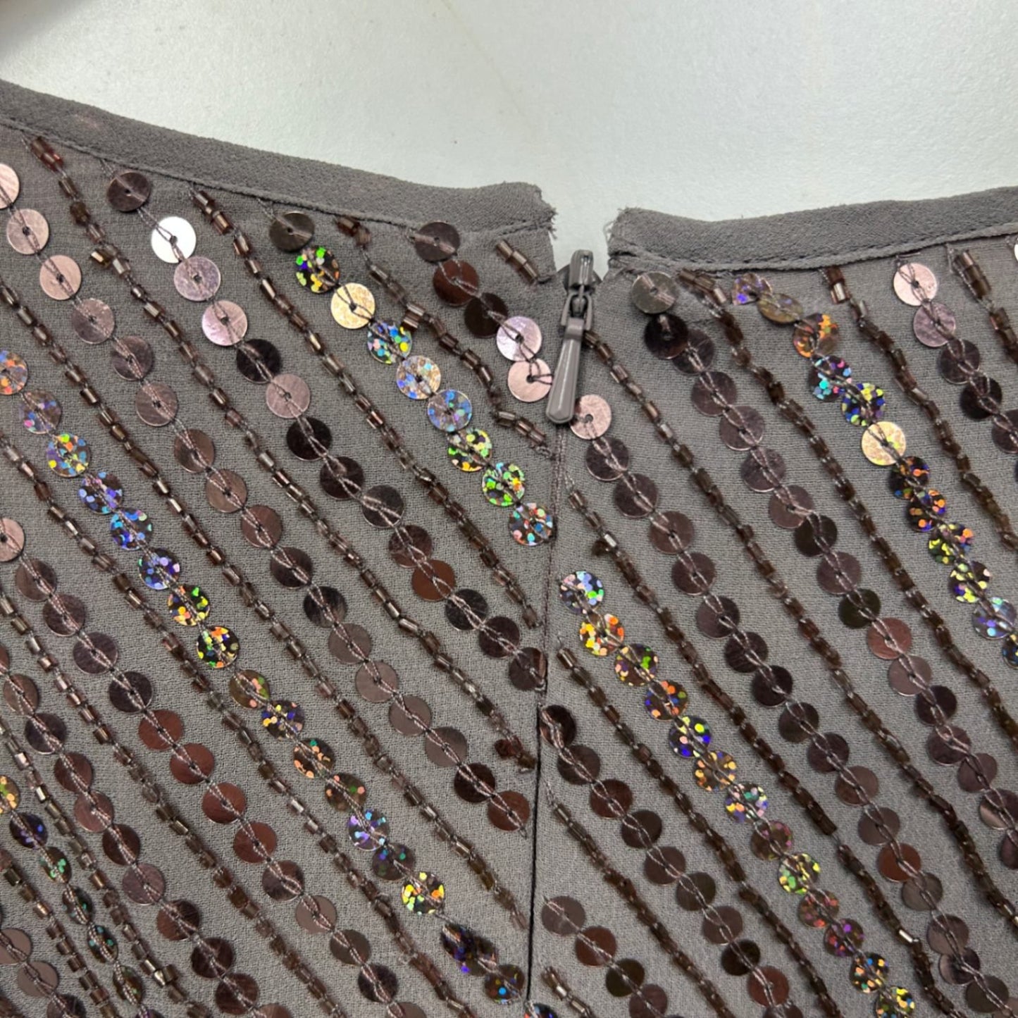 ASOS Cocktail Dress Size 22 Sequins Embellished Short Sleeve Evening Formal