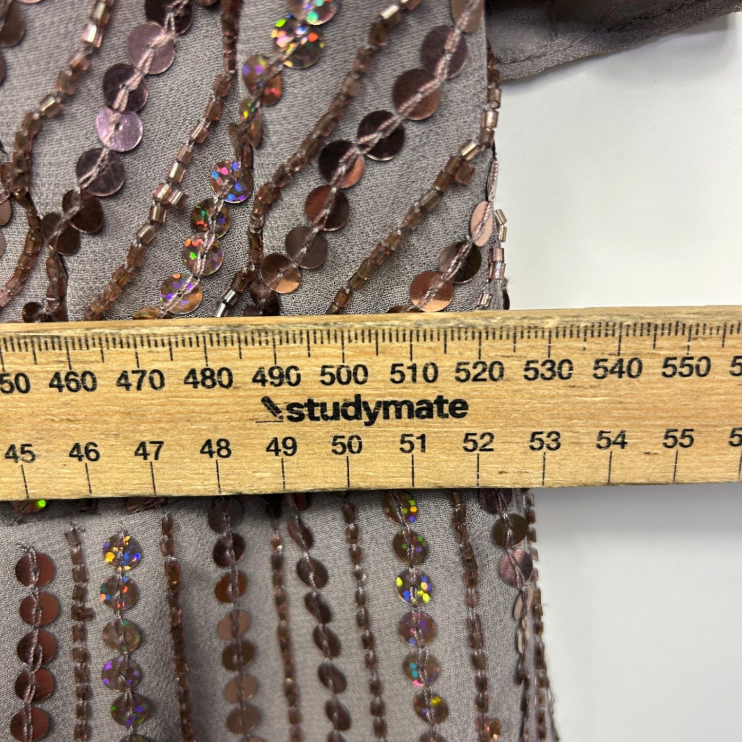 ASOS Cocktail Dress Size 22 Sequins Embellished Short Sleeve Evening Formal