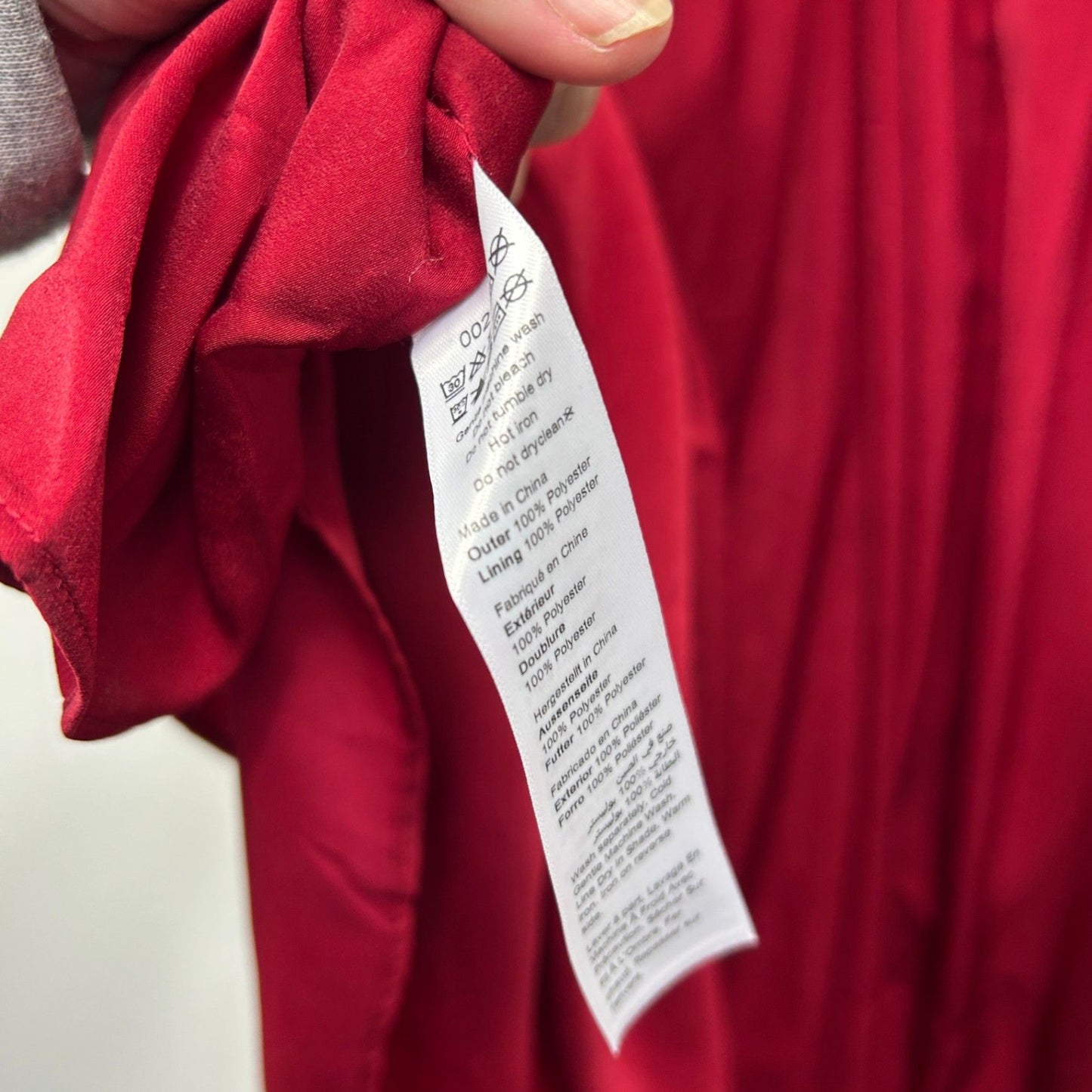 New City Chic Maxi Dress Red Sleeveless Evening Cocktail Draped Size 20 22 XL