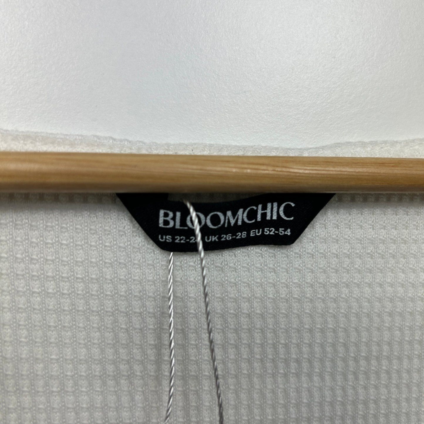 Bloomchic Top Size 26 28 Multicolour Colourblock Short Sleeve Ribbed