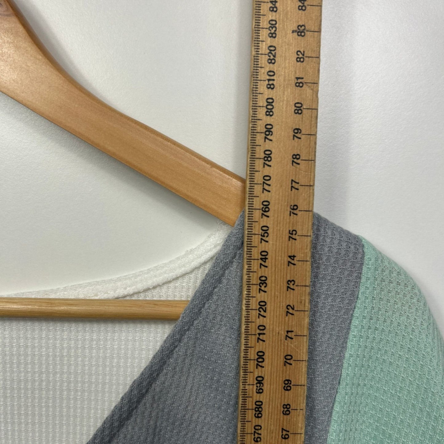 Bloomchic Top Size 26 28 Multicolour Colourblock Short Sleeve Ribbed