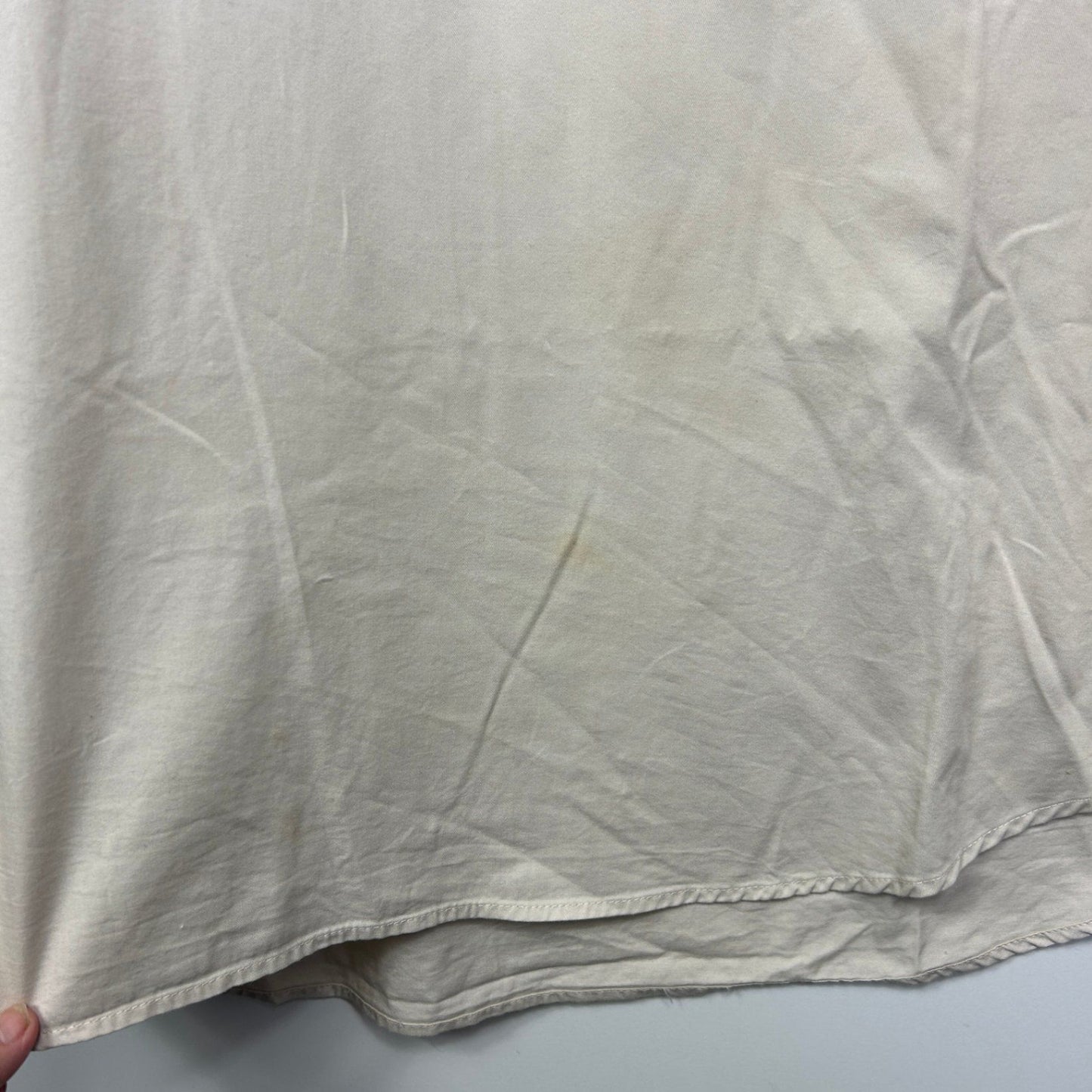 Pilbara Collection Long Sleeve Shirt Size 20 Beige Country Button Up Work