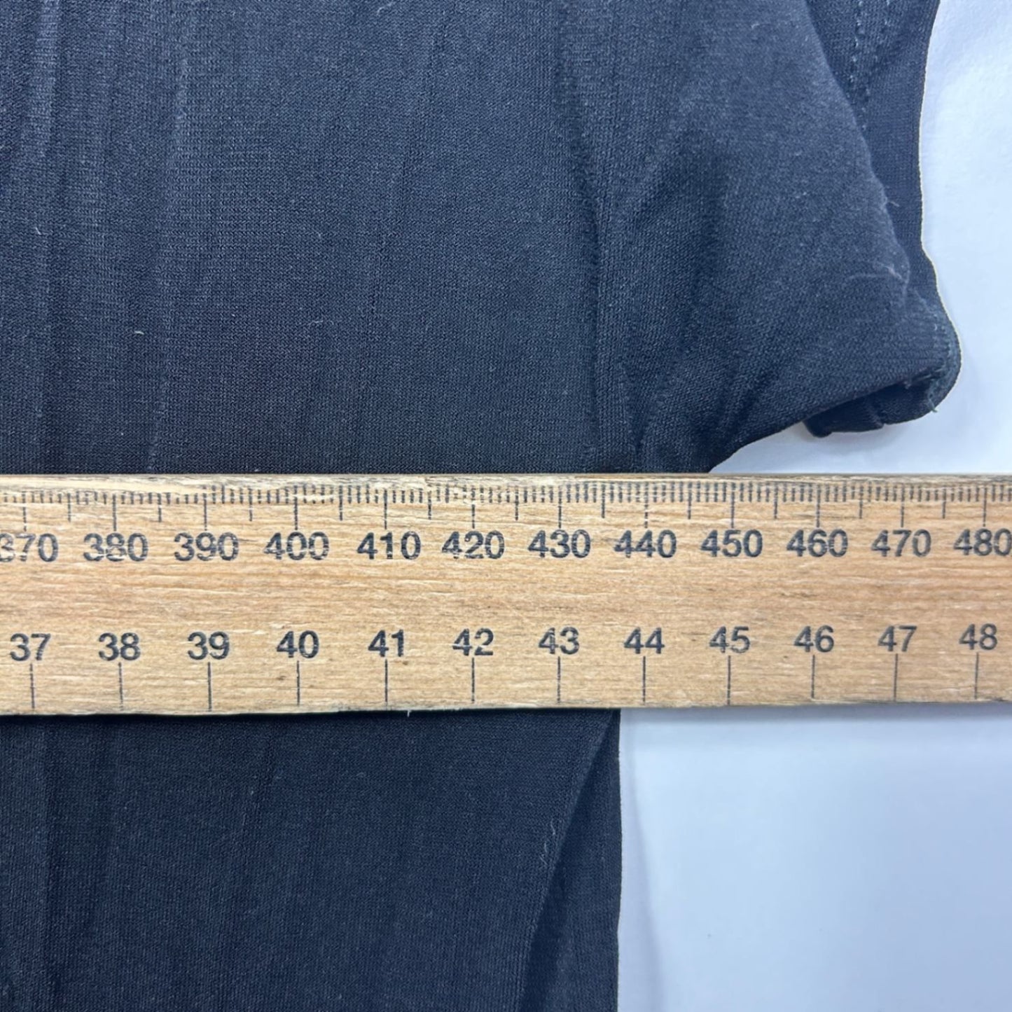Taking Shape Black Short Sleeve Longline Dress Long Length Size 14 XS Plus