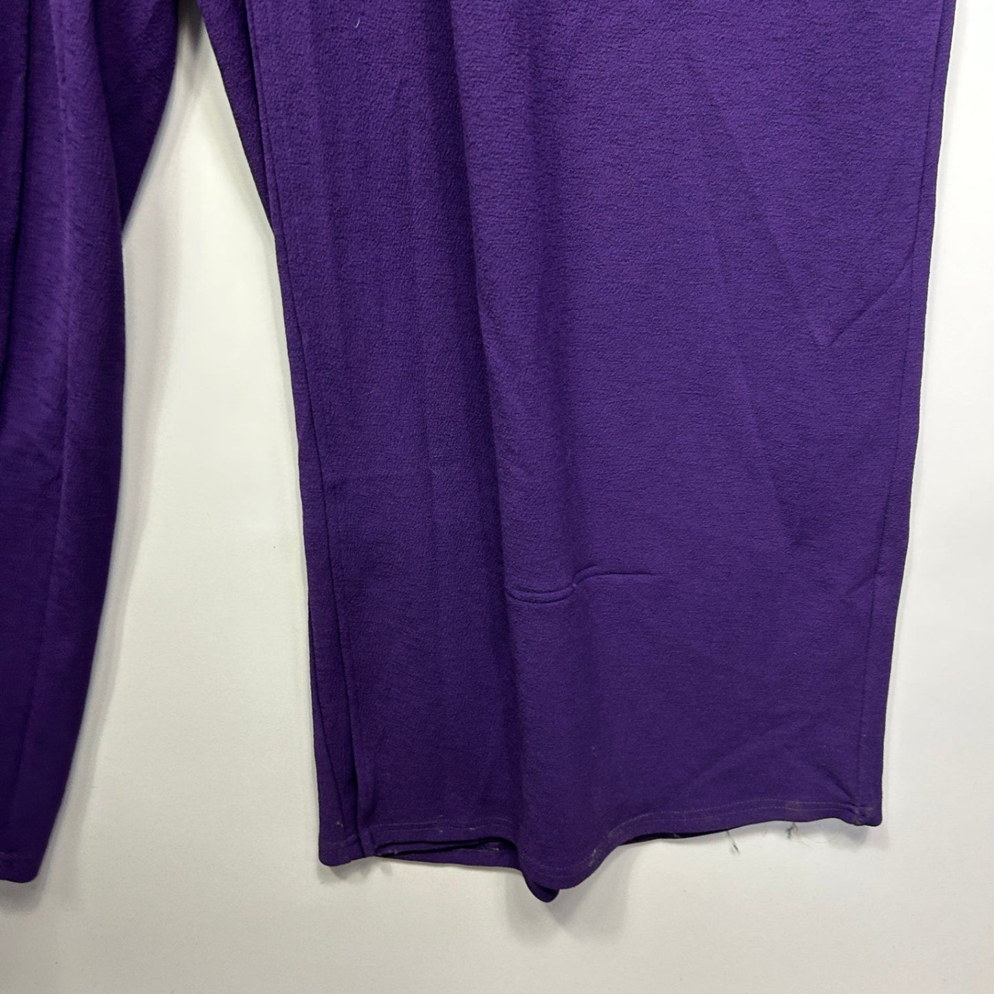 City Chic Purple Long Sleeve Full Length Jumpsuit Size 22 24 XXL Plus