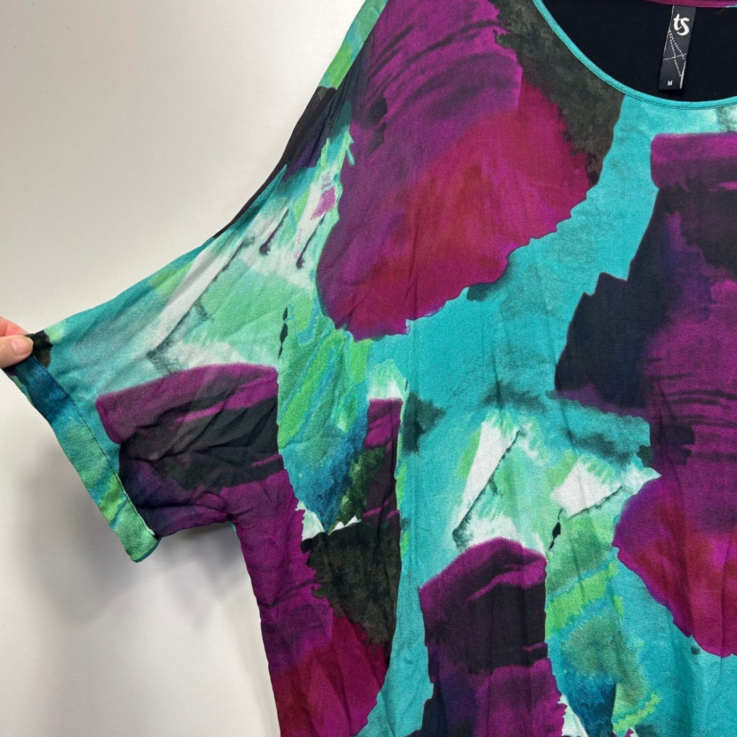 Taking Shape Tunic Top Size 18 Plus Medium Multicoloured