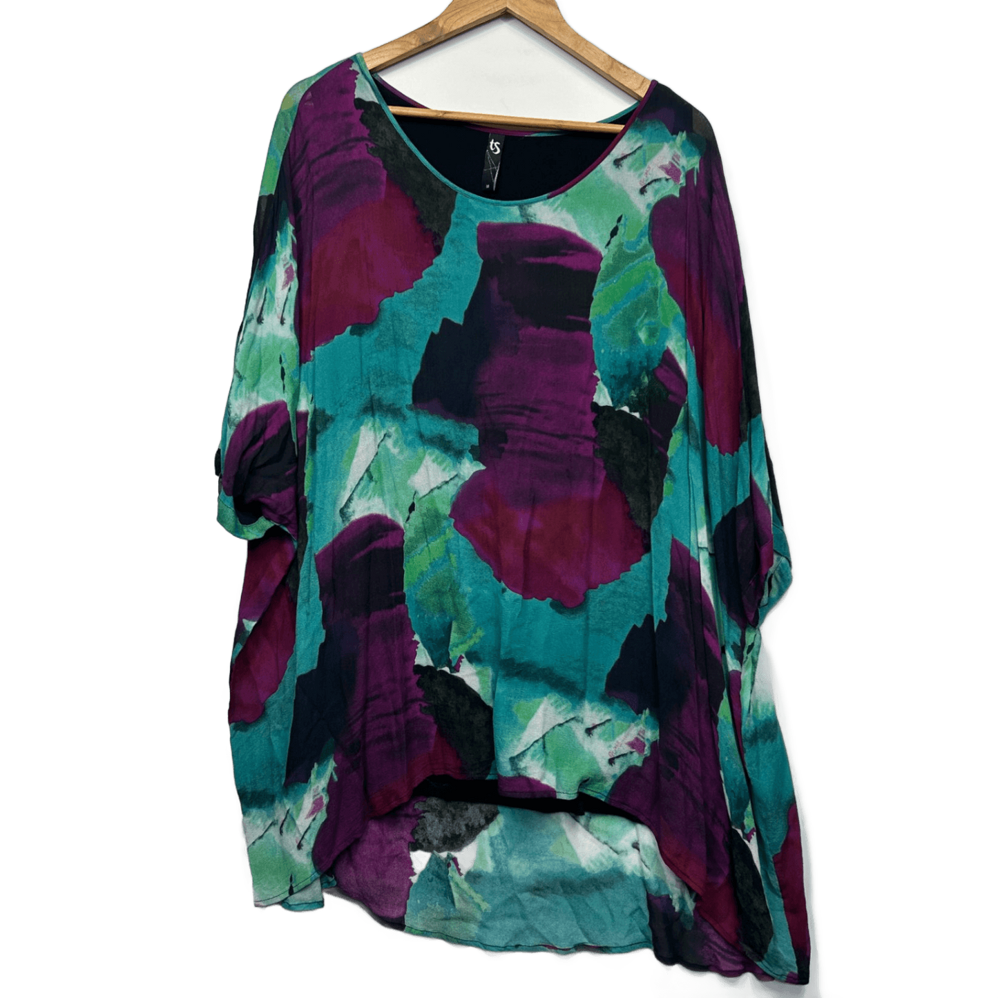 Taking Shape Tunic Top Size 18 Plus Medium Multicoloured