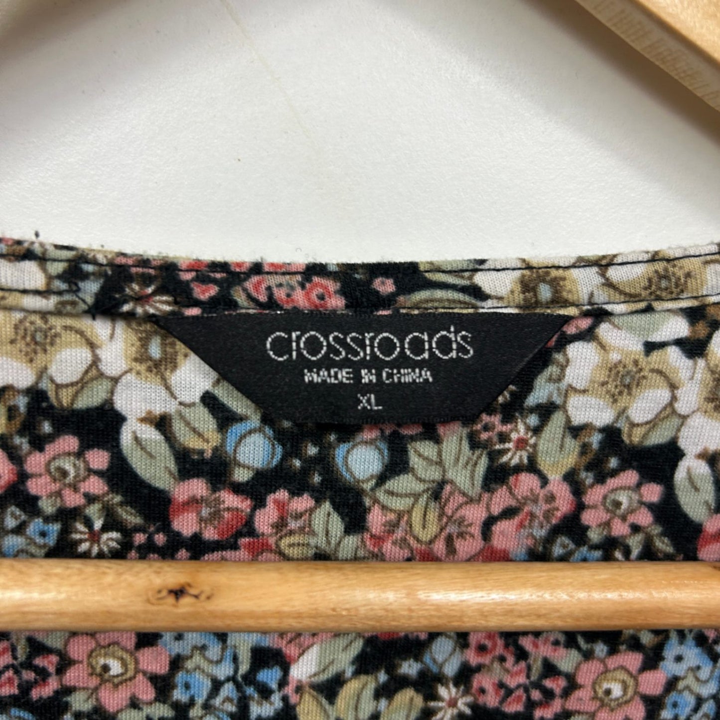 Crossroads Dress Size XL 16 Multicoloured Floral Knee Length