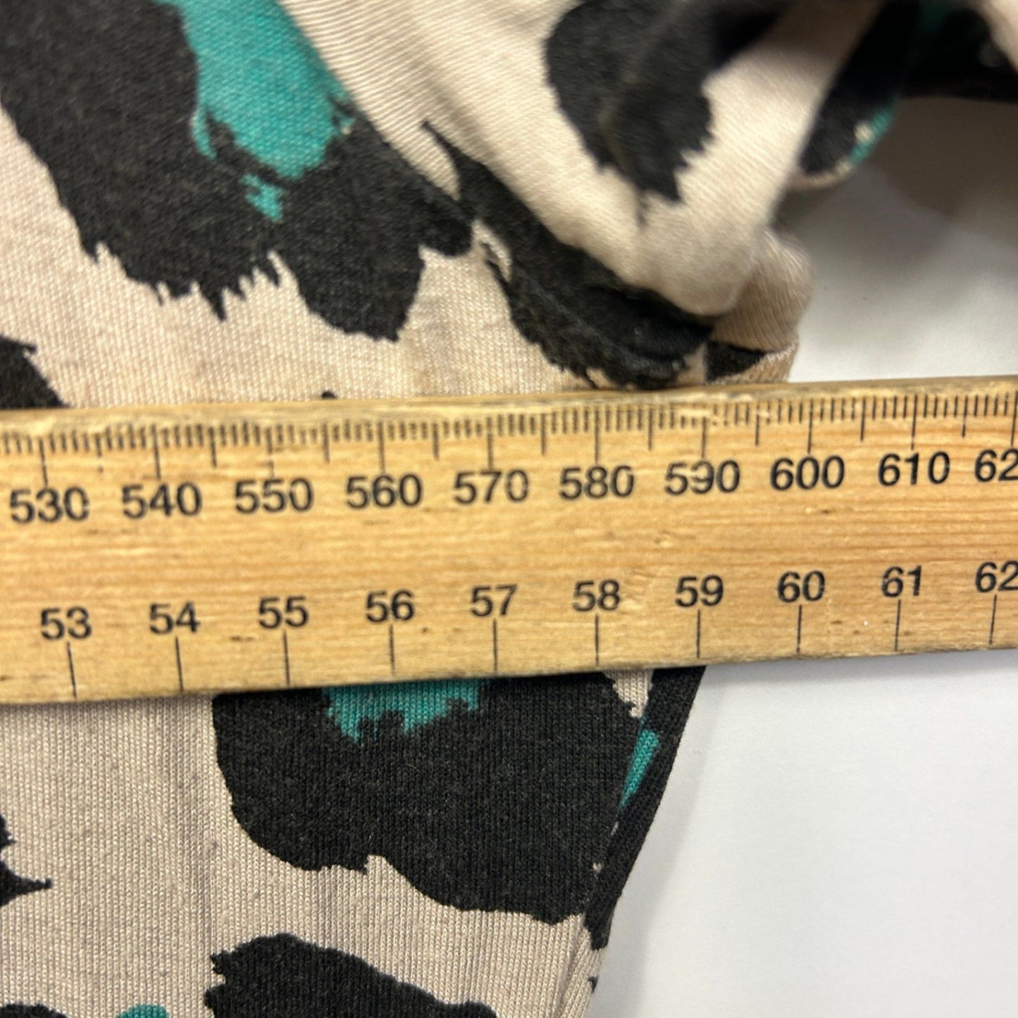 Boohoo Short Sleeve Maxi Dress Animal Print Midi Size 24 Plus Black Teal