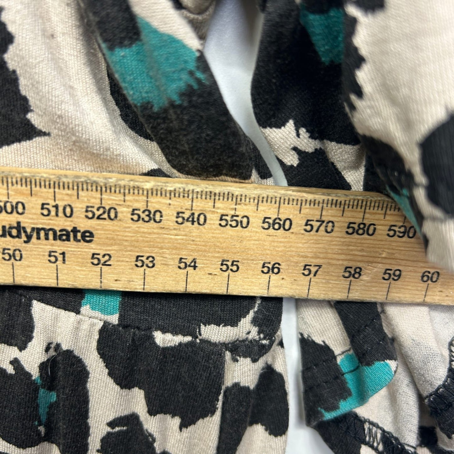 Boohoo Short Sleeve Maxi Dress Animal Print Midi Size 24 Plus Black Teal