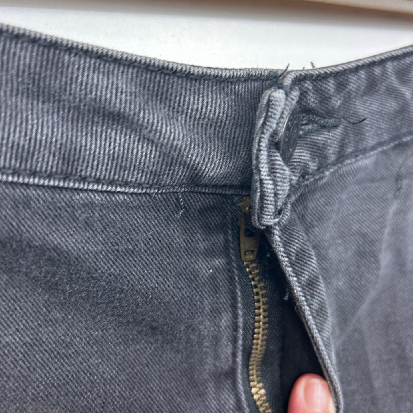 Jay Jays High Rise Shorts Size 16 Black Denim