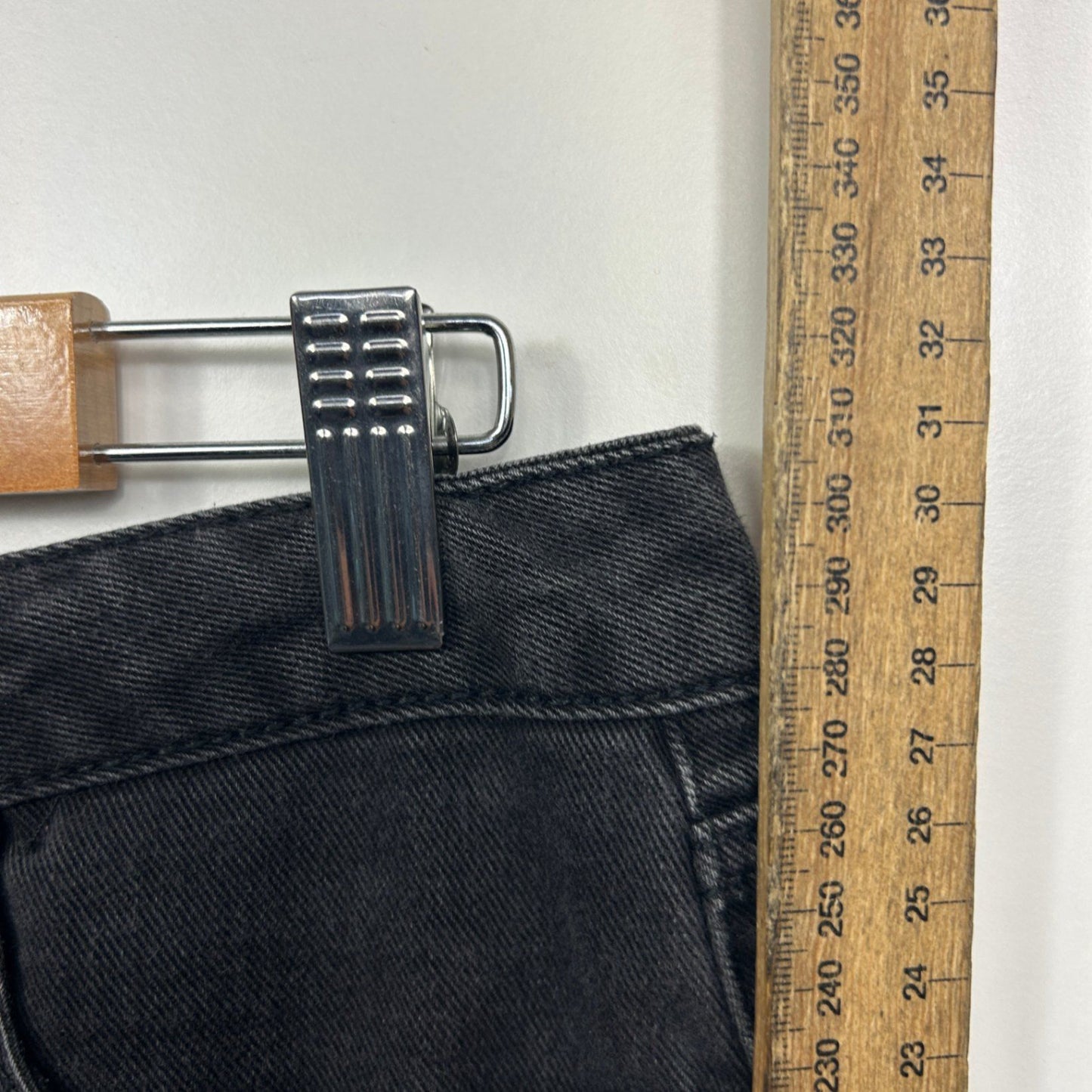 Jay Jays High Rise Shorts Size 16 Black Denim
