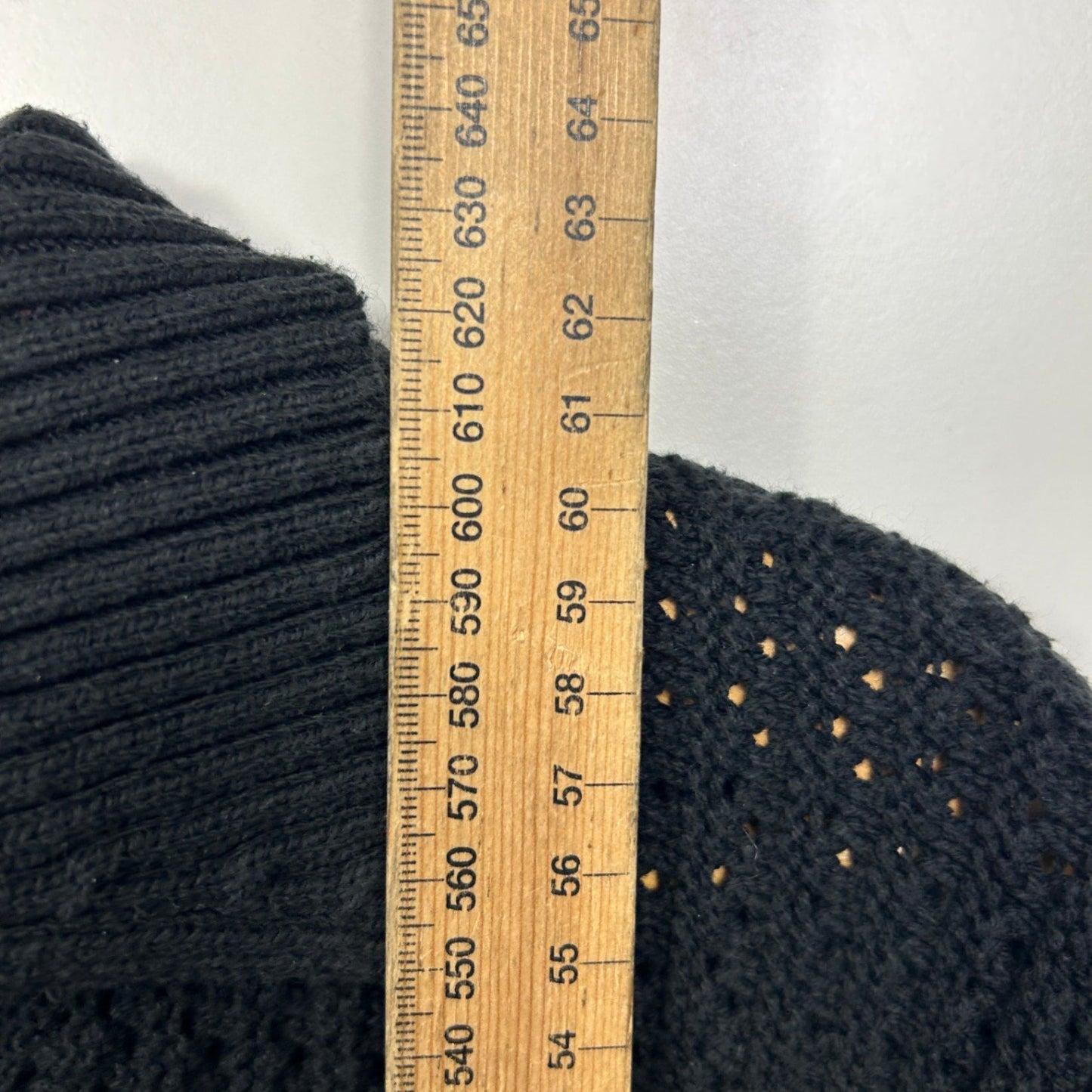 Anko Knit Top Size 14 Black Short Sleeve Button Up Cotton Blend