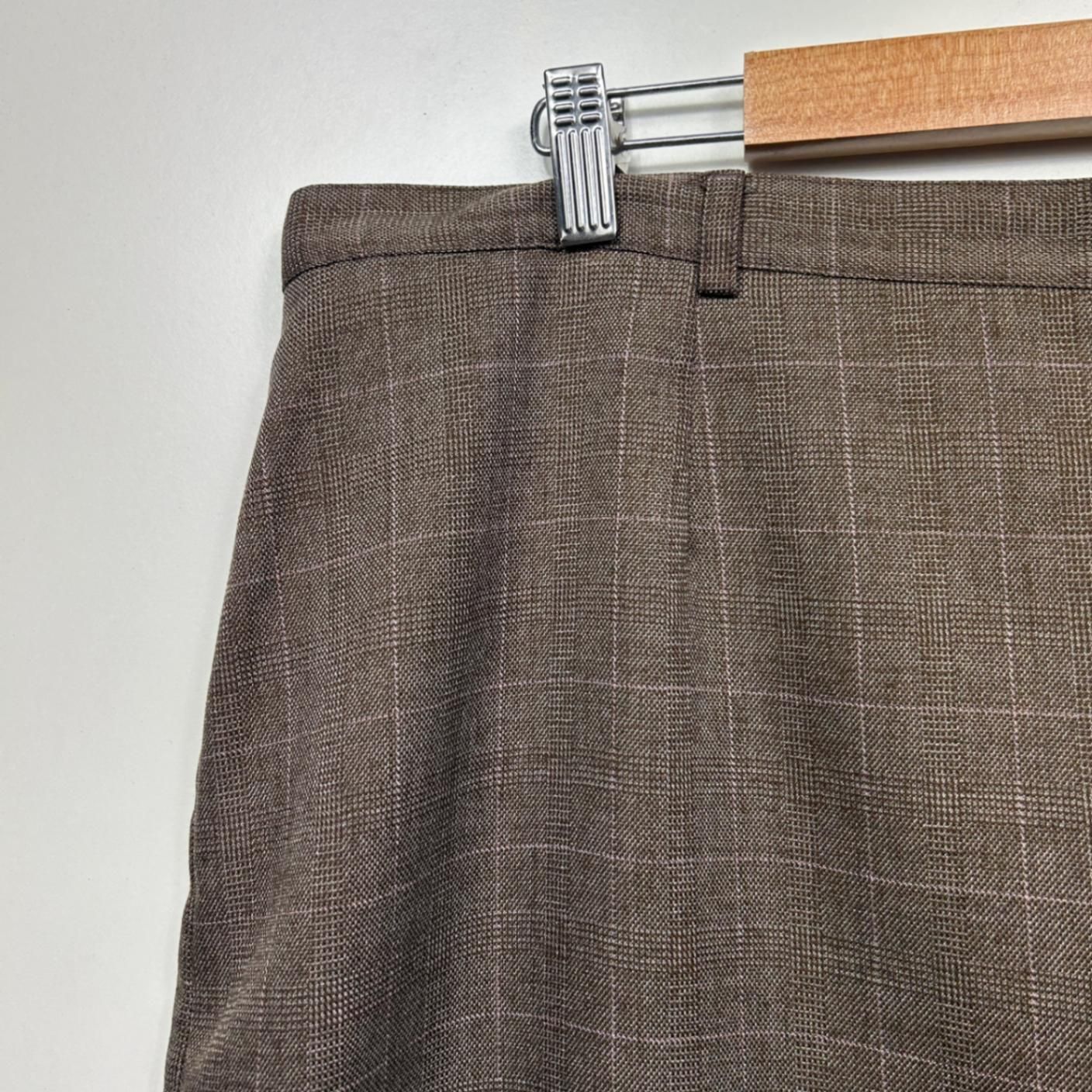 Vintage Millers Brown Pencil Skirt Size 20 Knee Length
