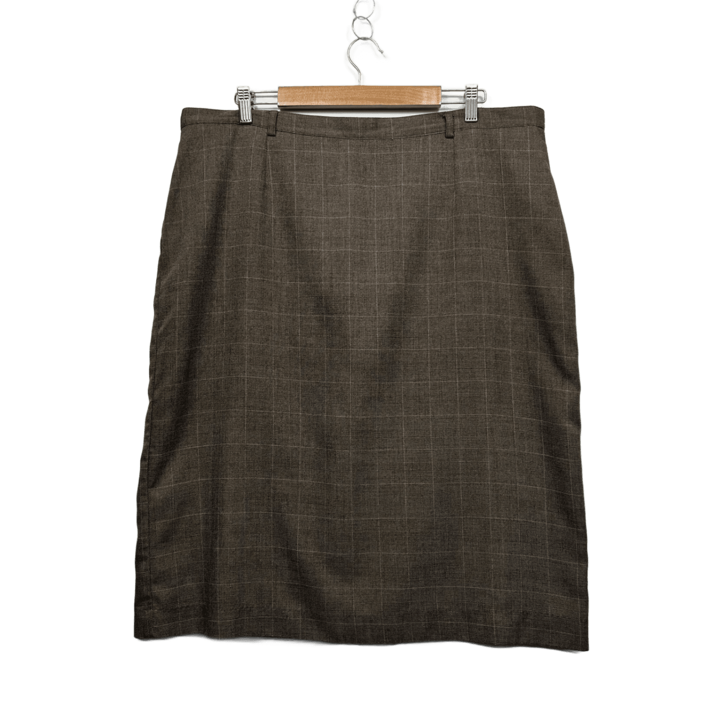 Vintage Millers Brown Pencil Skirt Size 20 Knee Length