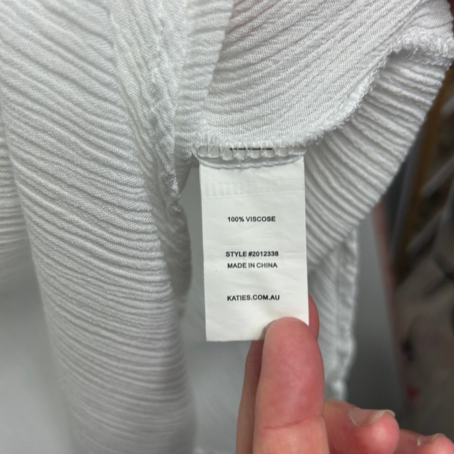 Katies Midi Skirt Size 16 White Viscose Belt