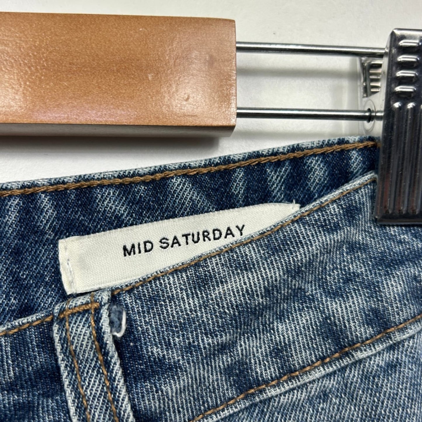 Cotton On Denim Shorts Size 14 Rolled Hem