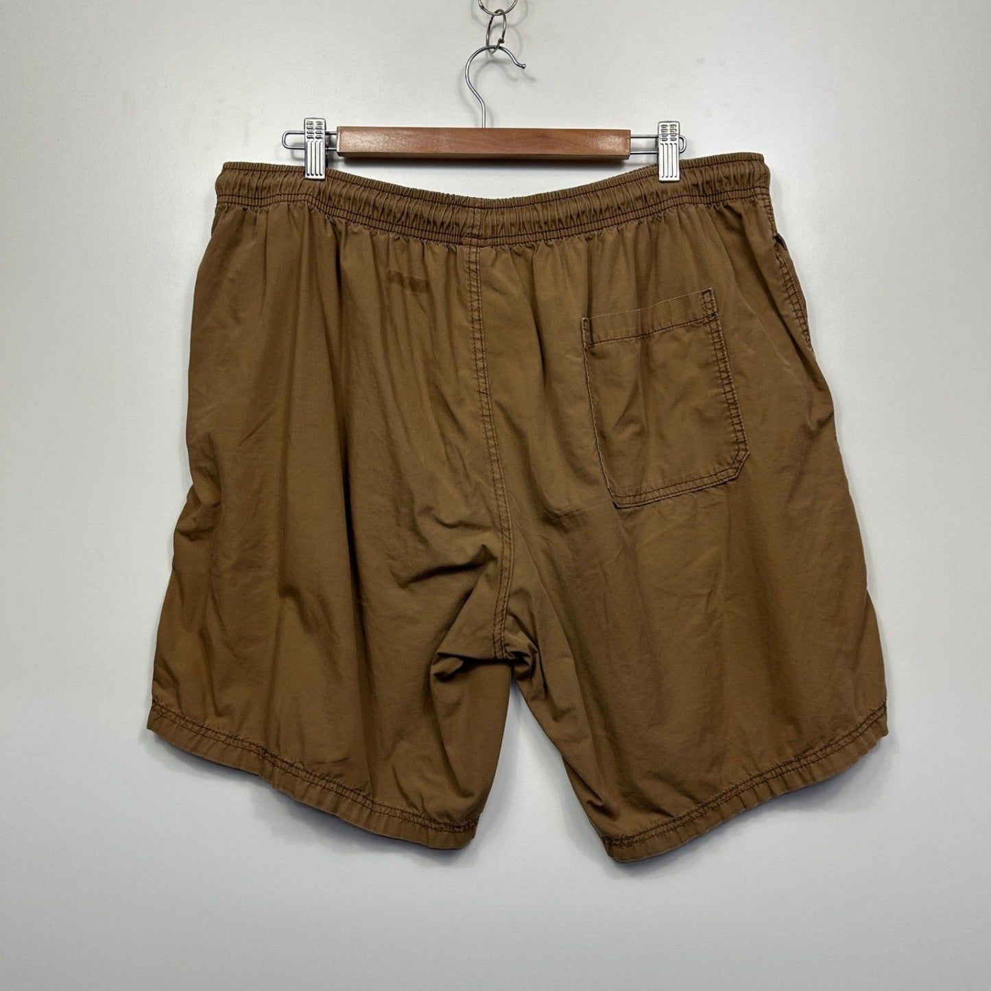Mr Big Brown Relaxed Cotton Casual Shorts Chino Bermuda Size 4XL