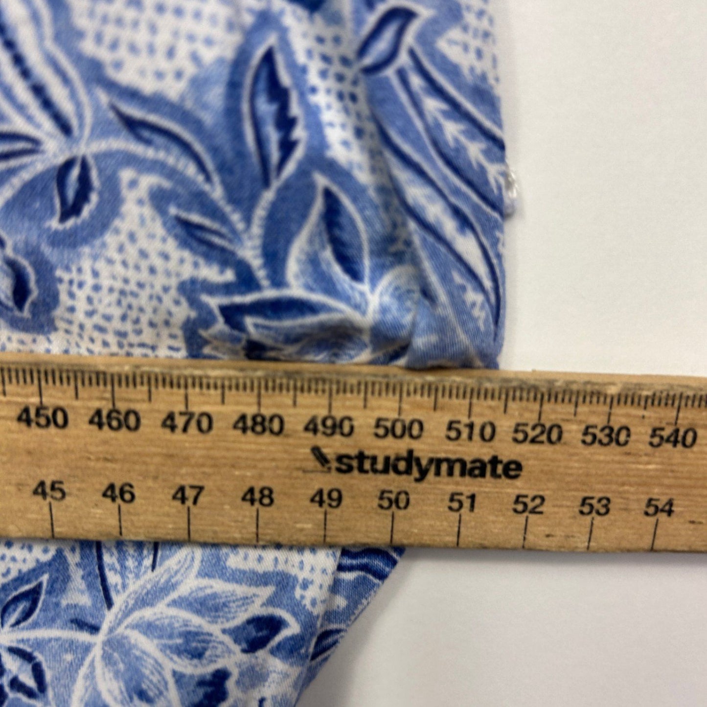 Target Midi Dress Size 18 Blue White Floral Short Sleeve Casual Viscose