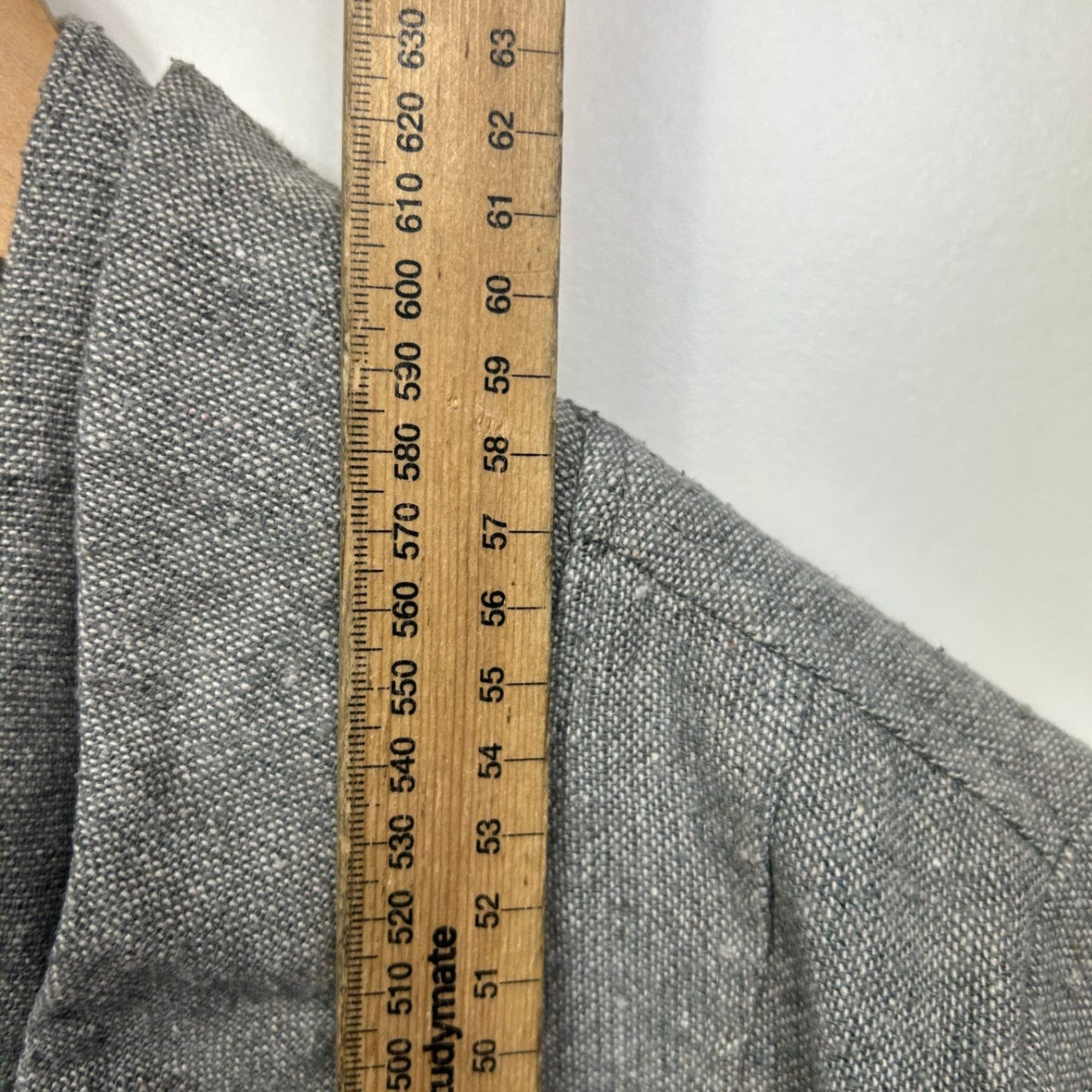 Caroline Morgan Jacket Size 16 18 XL Grey Long Sleeve