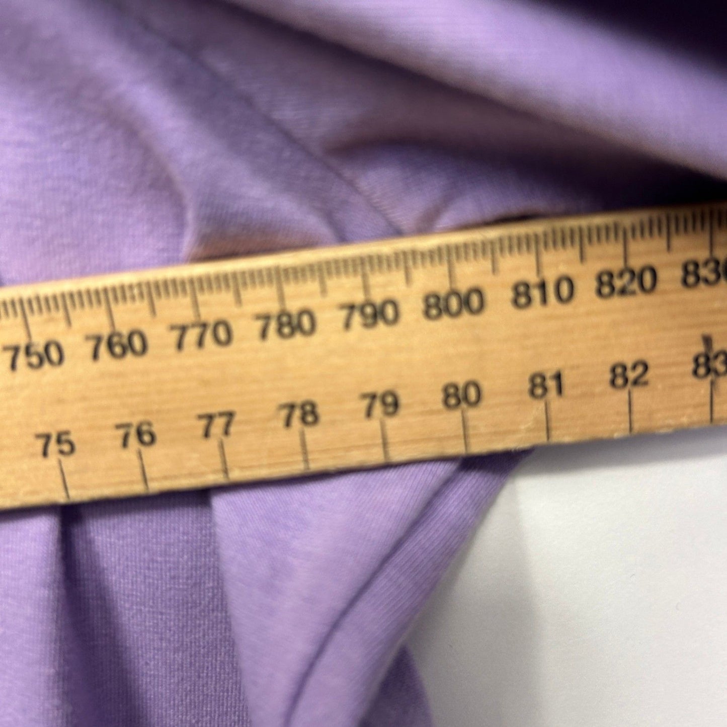 Hodgson T-Shirt Size 34 Plus Lilac Purple Short Sleeve Casual Cotton Blend