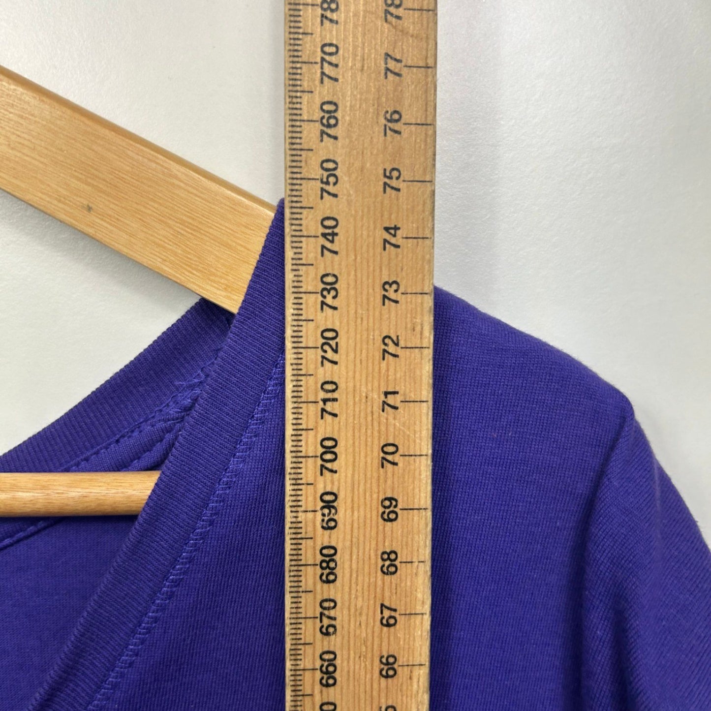 Purple Short Sleeve Casual T-Shirt Size 16 18?