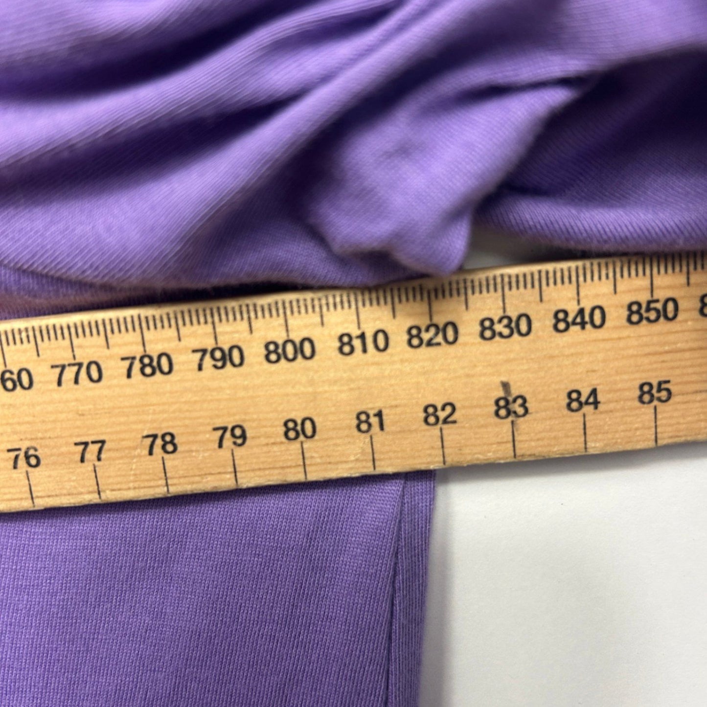 Hodgson Dale and Waters Purple Cotton 3/4 Sleeve Blouse Top Size 36 38
