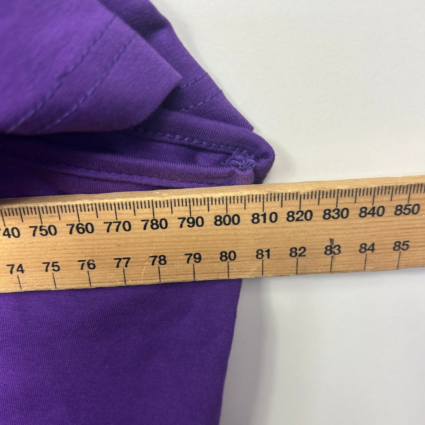 Hodgson Dale and Waters Purple Cotton Batwig Sleeve Blouse Top Size 36