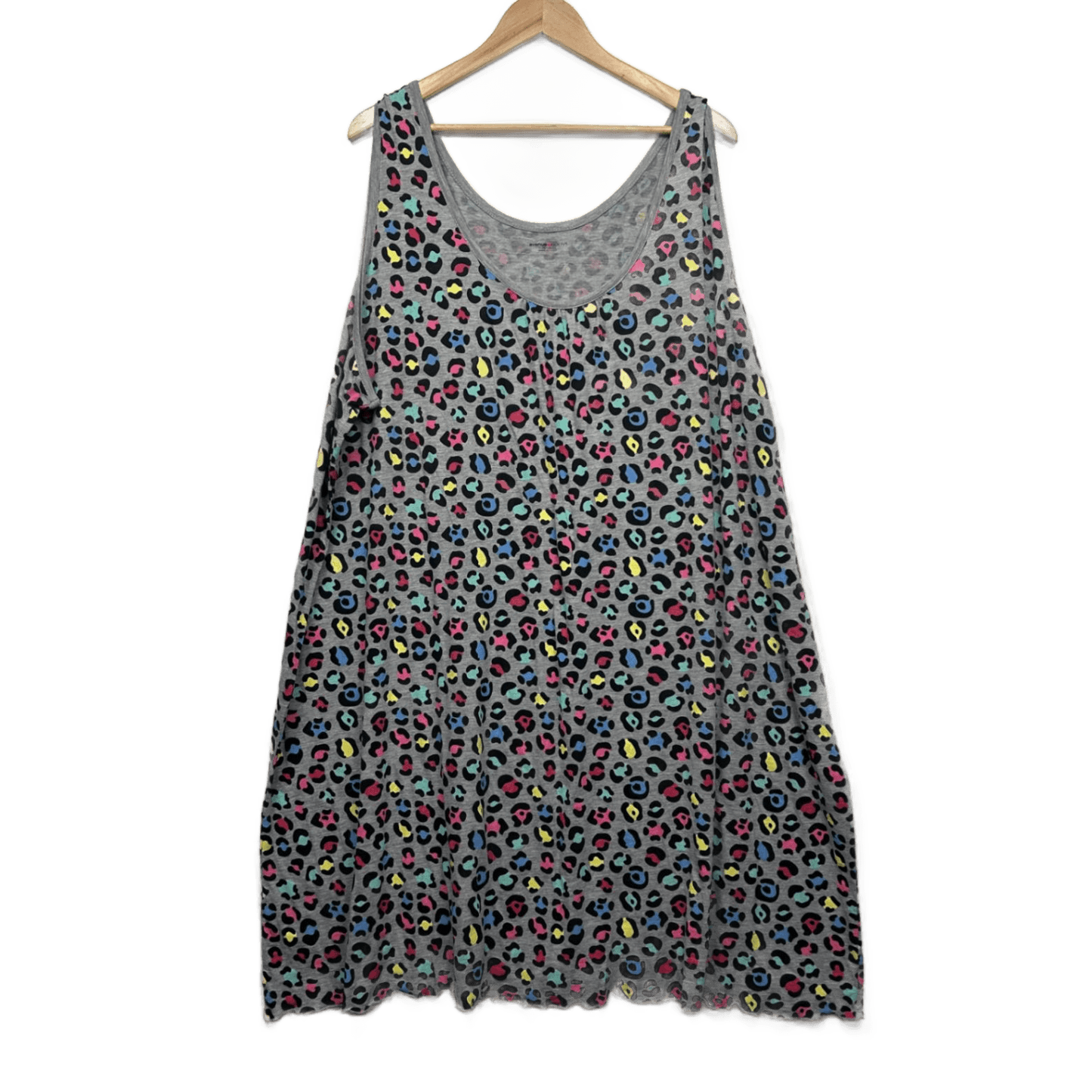 Avenue Body Plus Size Nightie Size 30 32 Multicolour Leopard Print Sleep