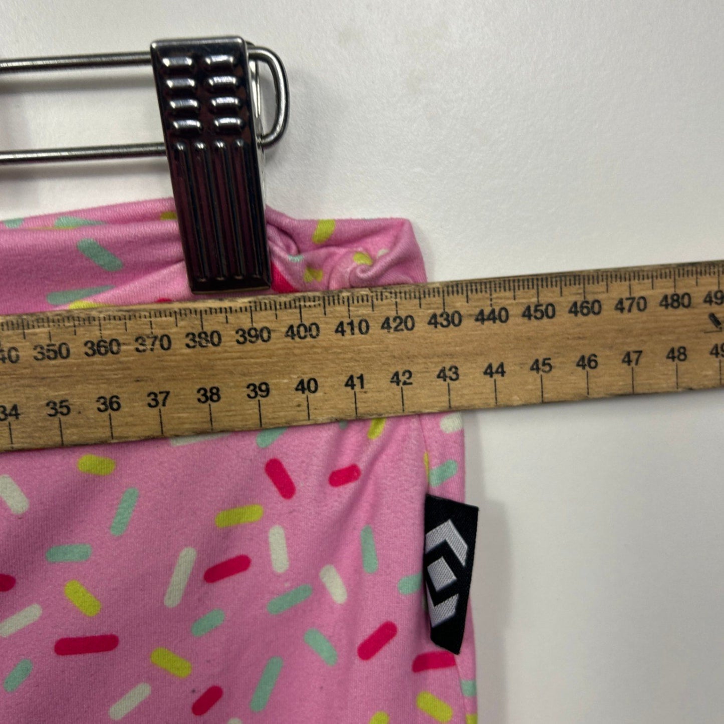 exoticathletica Leggings Size 2XL 18 20 Pink Pockets Soft Capri Cropped