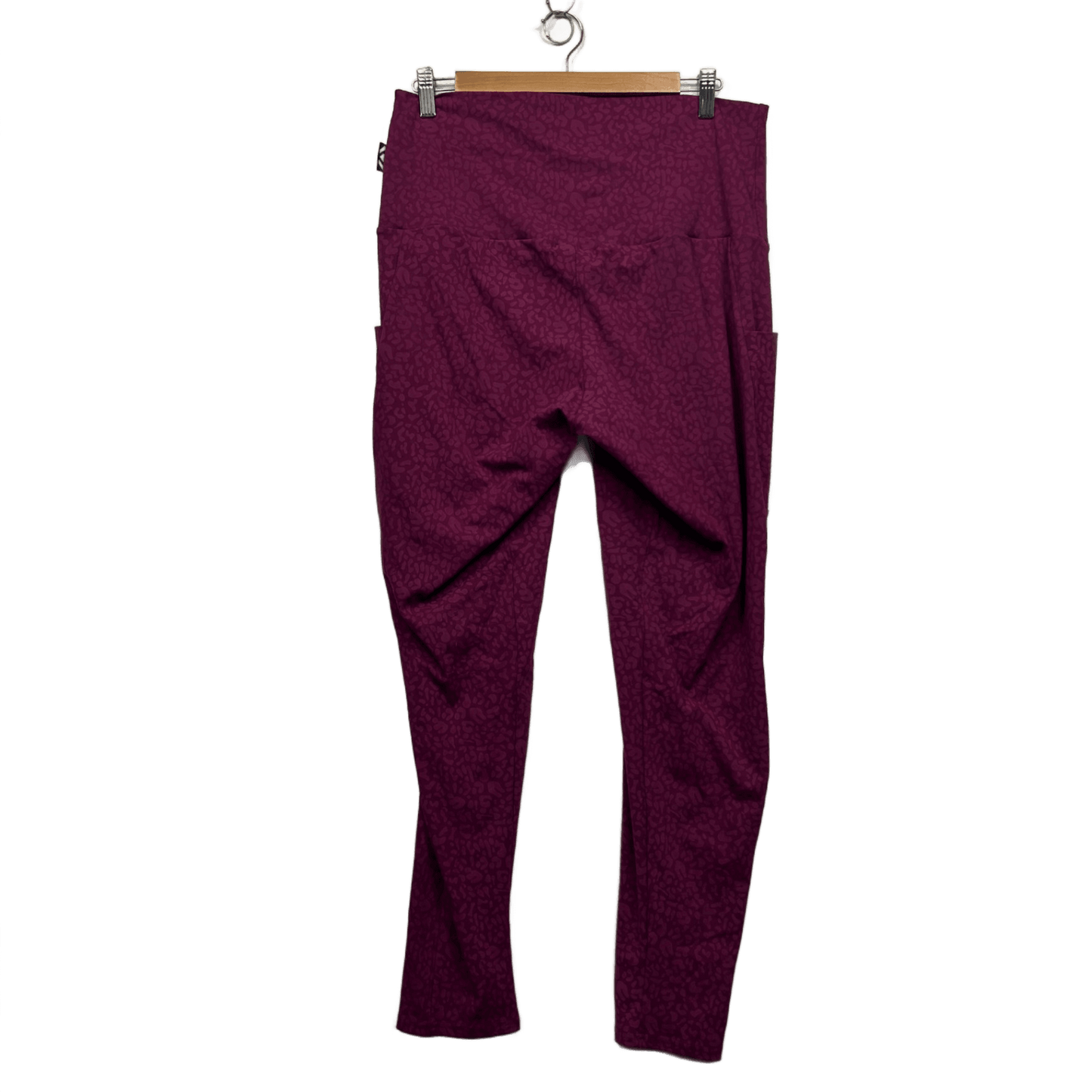 exoticathletica Leggings Size 2XL 18 20 Pink Pockets Soft Capri