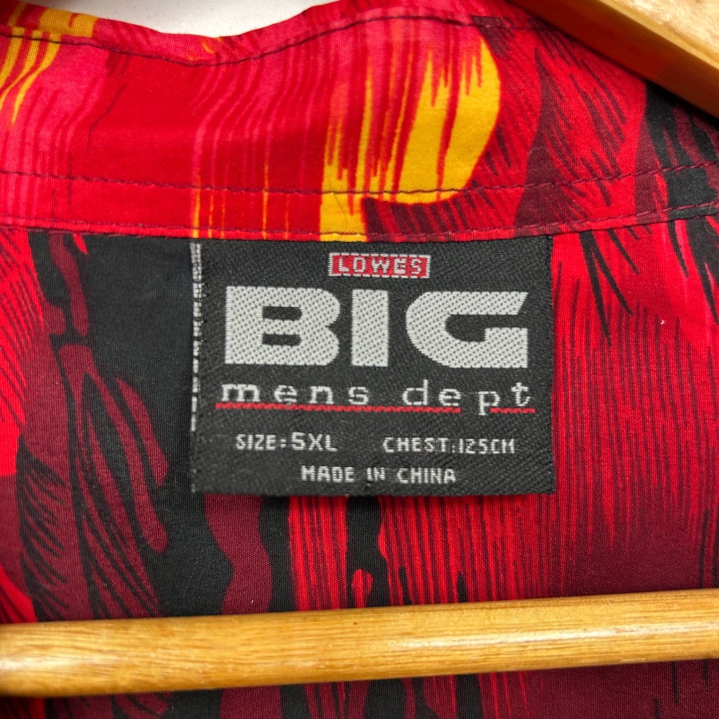Lowes Shirts Big Mens Size 5XL Red Hawaiian Shirt Sunset Aloha Tropical Beach