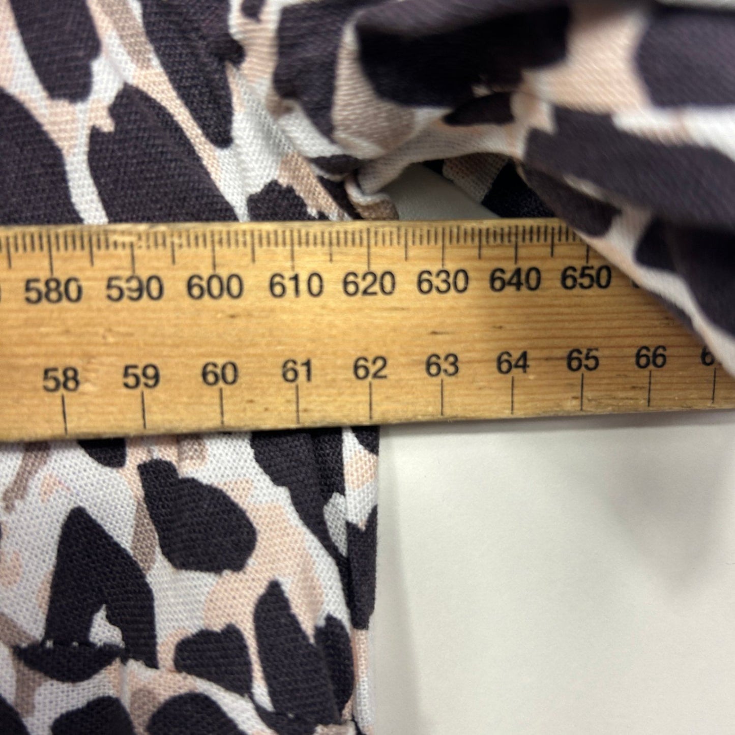 Autograph Maxi Dress Size 20 Animal Print Linen Blend Pockets Long Length