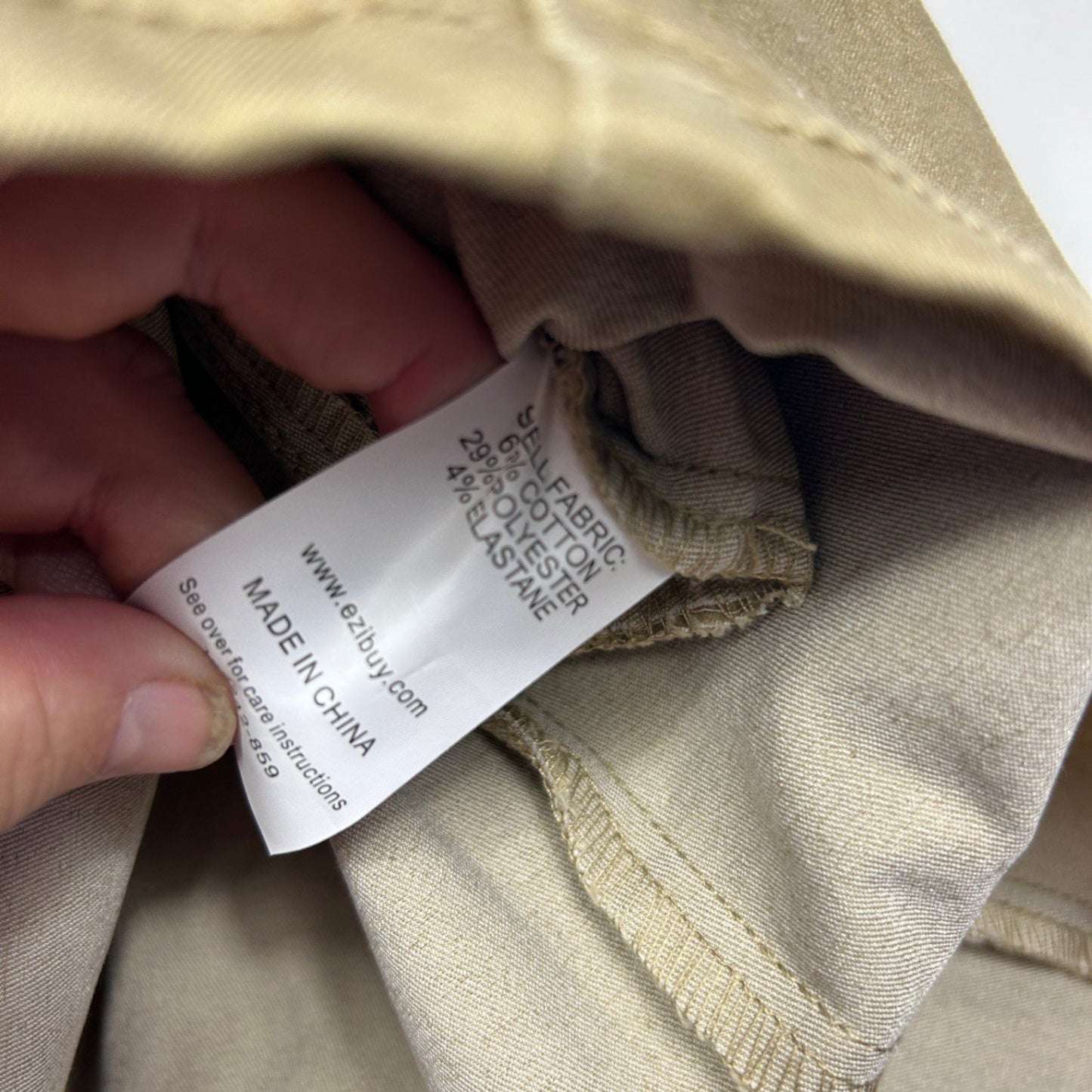 Capture Skirt Size 20 Khaki Pencil Above Knee Length Cotton Blend