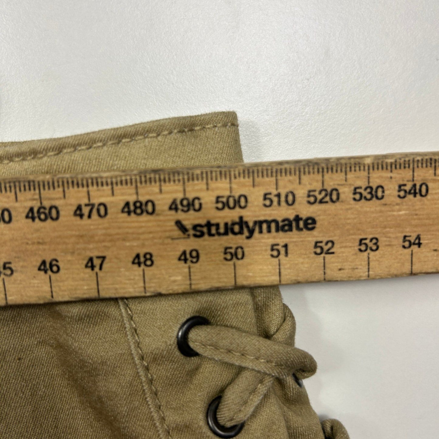 Capture Skirt Size 20 Khaki Pencil Above Knee Length Cotton Blend