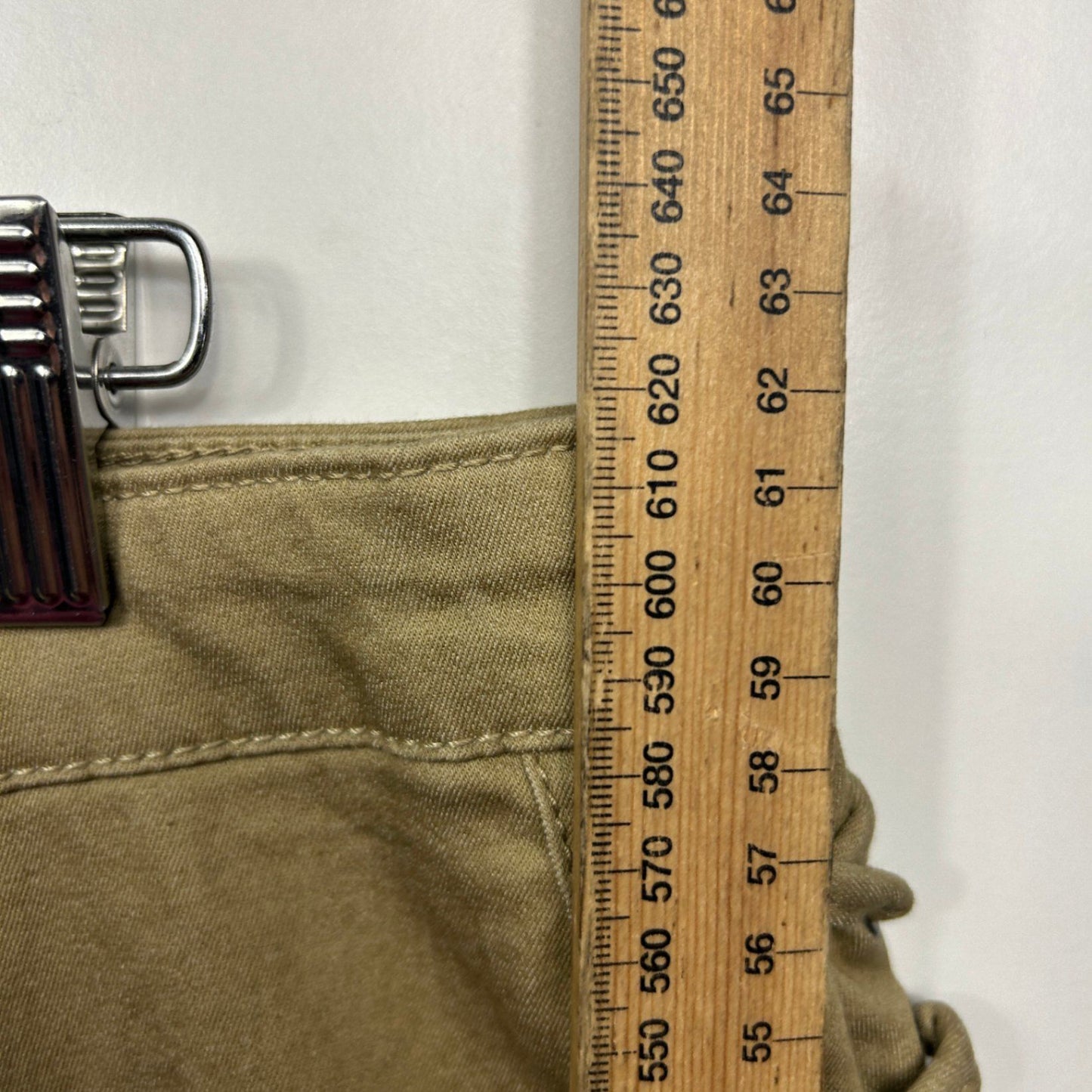 Capture Skirt Size 20 Khaki Pencil Above Knee Length Cotton Blend