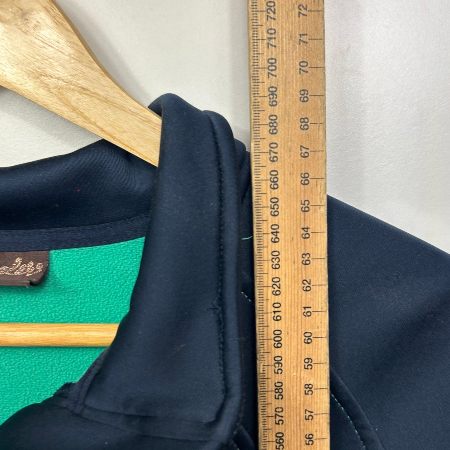Wrangler Womens Jumper 1/4 Zip Long Sleeve Navy Zipped Pockets