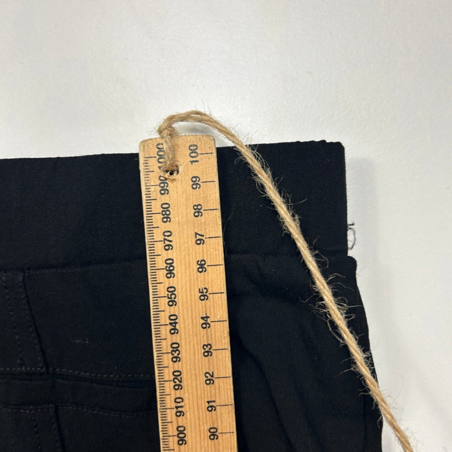Autograph Womens Black Stretch Trousers Pants Viscose Blend Pull On Size 28