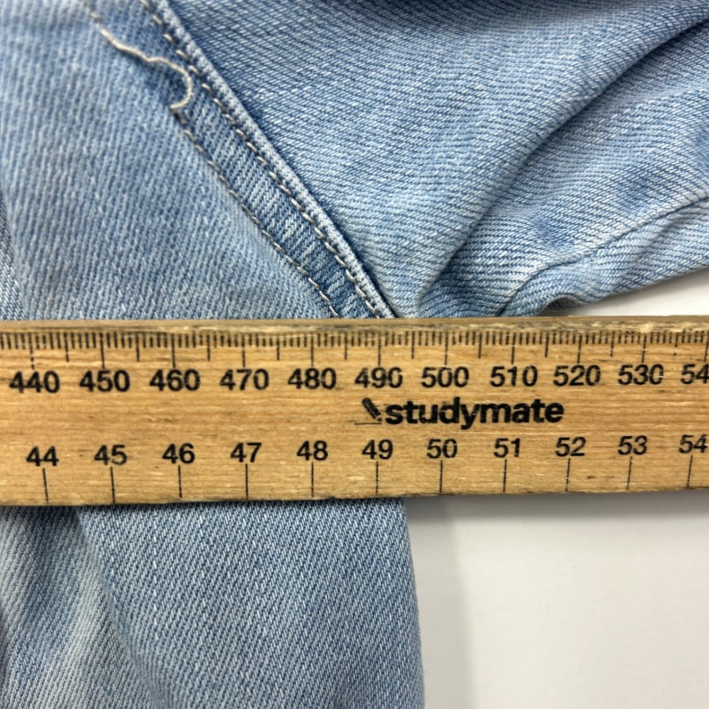 Dannii Minogue Denim Jacket Size 16 Petites Long Sleeve