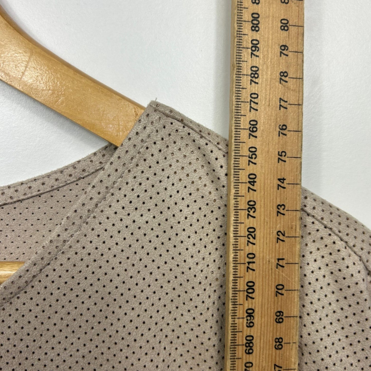 Gerry Weber Top Size 14 Beige Short Sleeve