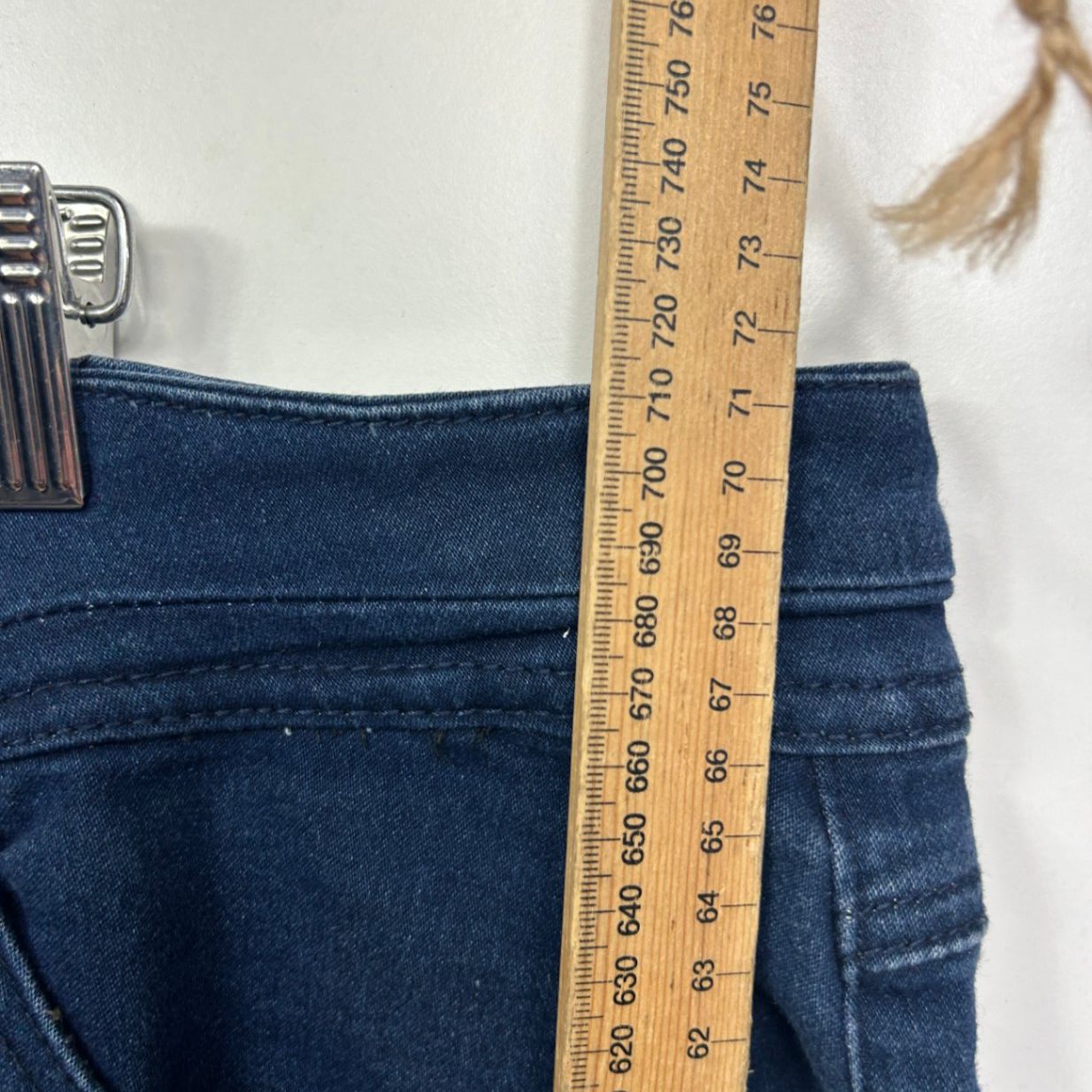 Beme Denim Shorts Size 24 Plus Pockets Blue