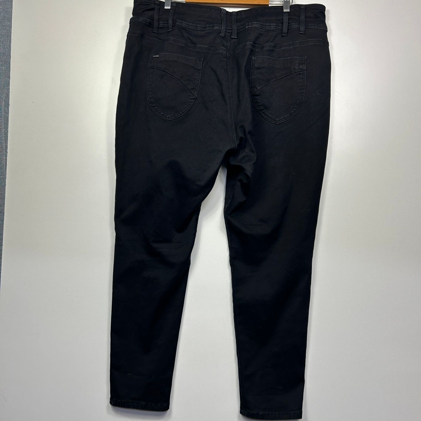 City Chic Denim Harley High Rise Skinny Jeans Black Size 22S