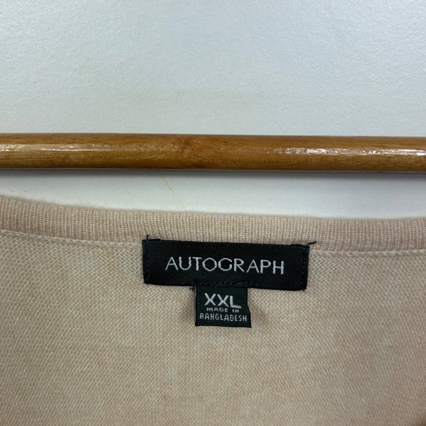 Autograph Tunic Jumper Size 24 Long Dorman Sleeve Viscose Knit