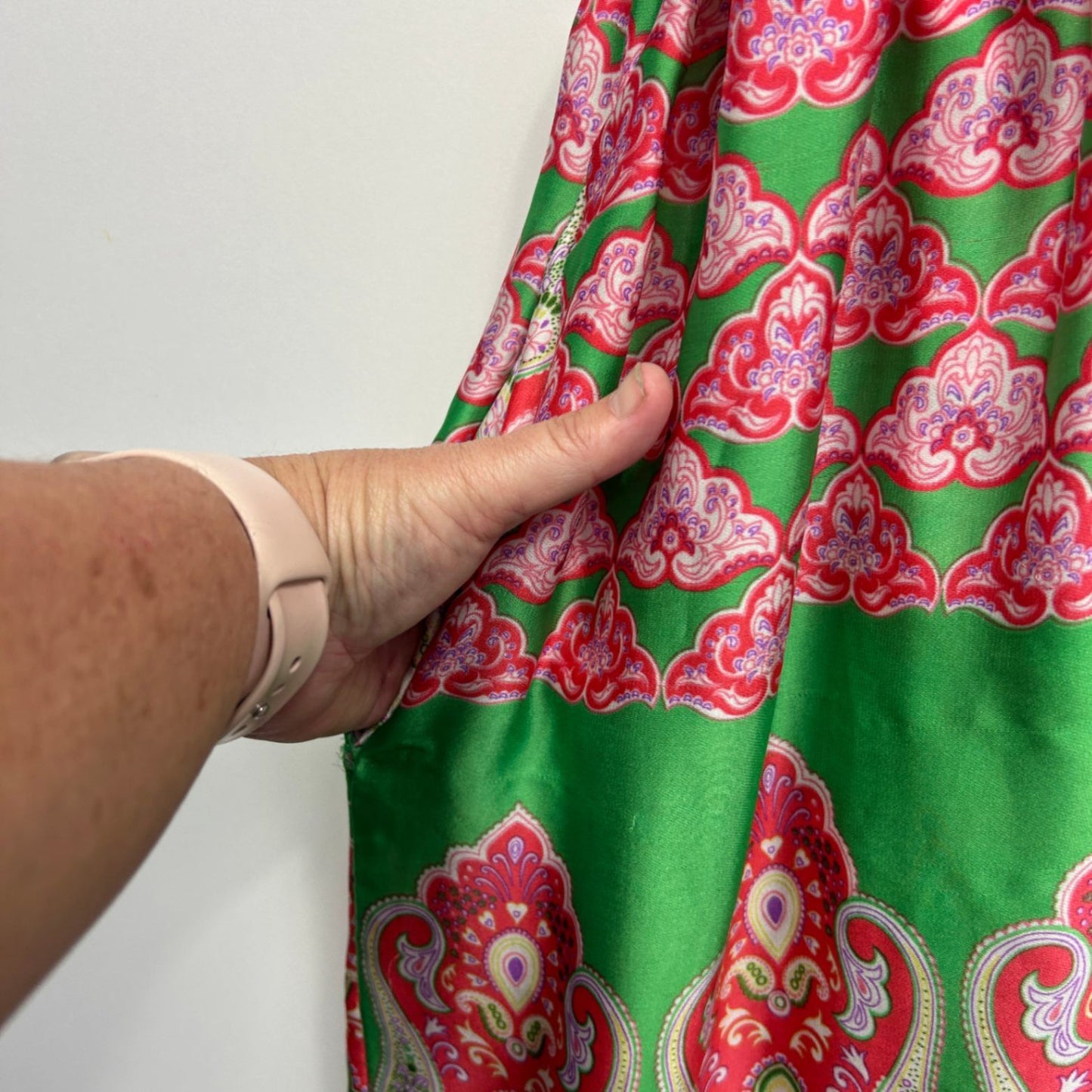 Curvature Maxi Dress Size 18 Short Sleeve Multicoloured Pockets