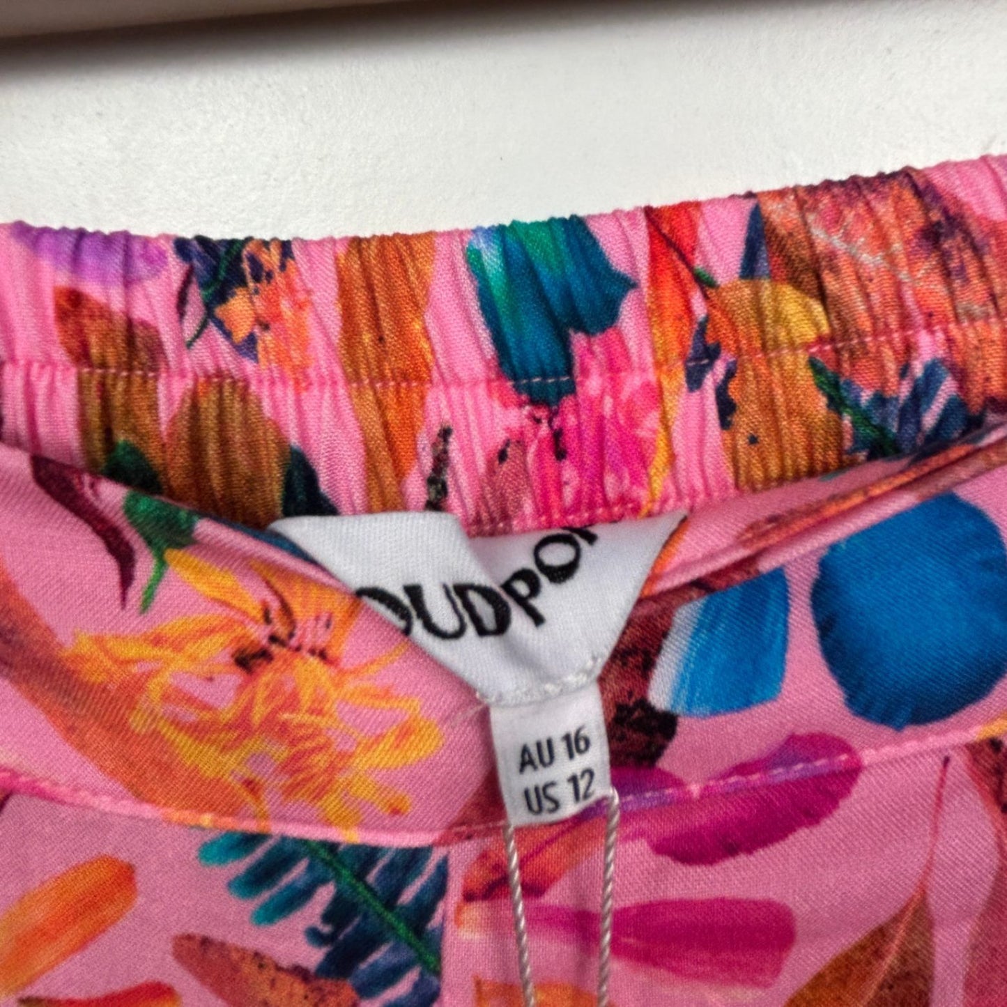 New Proud Poppy Larsa Pants Size 16 Backyard Treasures Print Pockets Rayon
