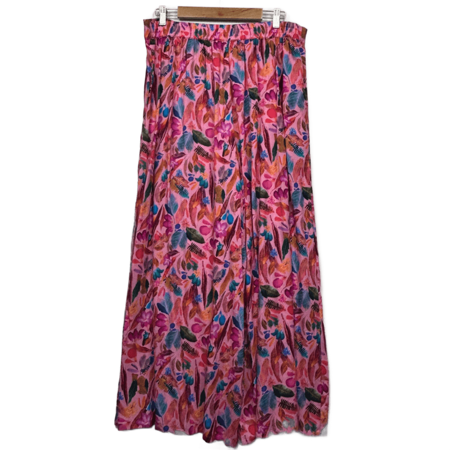 New Proud Poppy Larsa Pants Size 16 Backyard Treasures Print Pockets Rayon