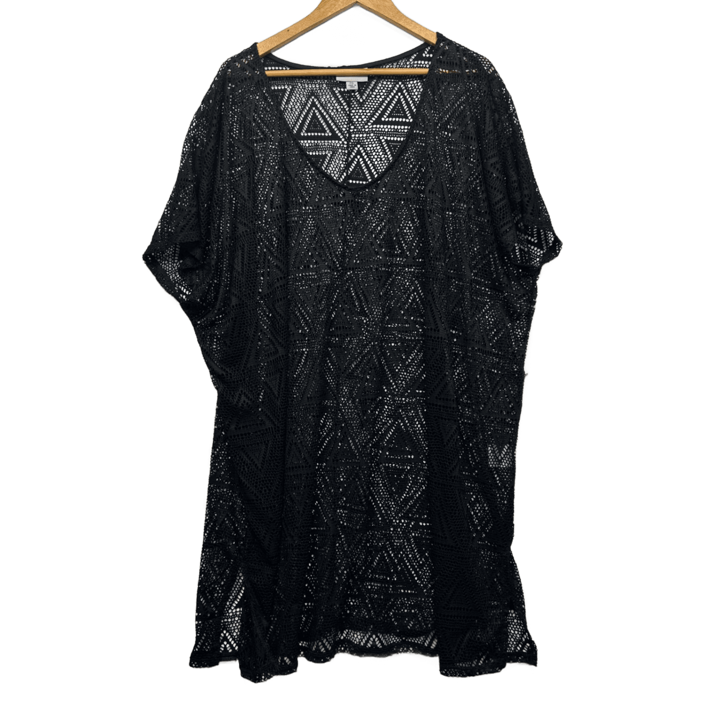 Autograph Kaftan Swim Cover Up Dress Size 20 Black