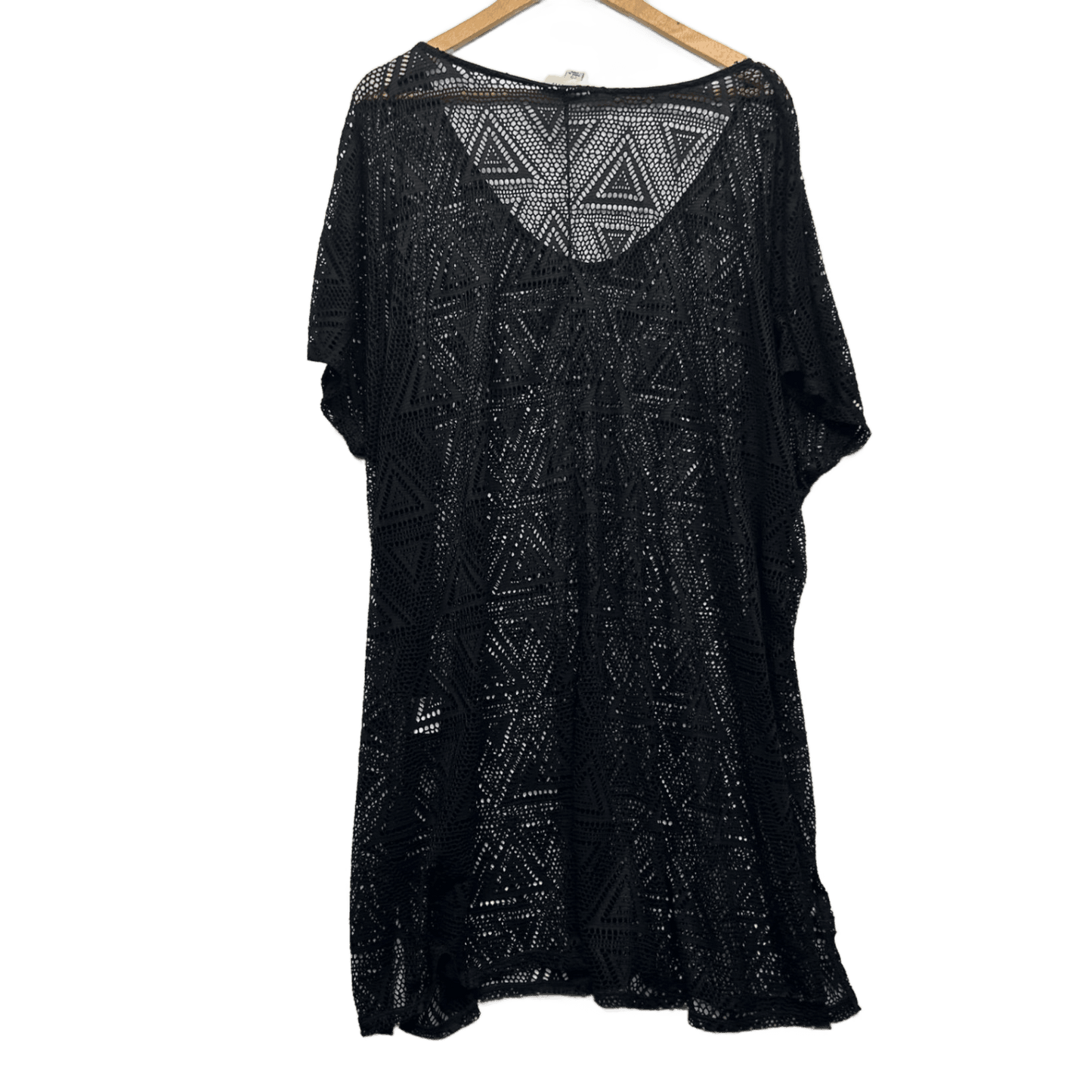 Autograph Kaftan Swim Cover Up Dress Size 20 Black
