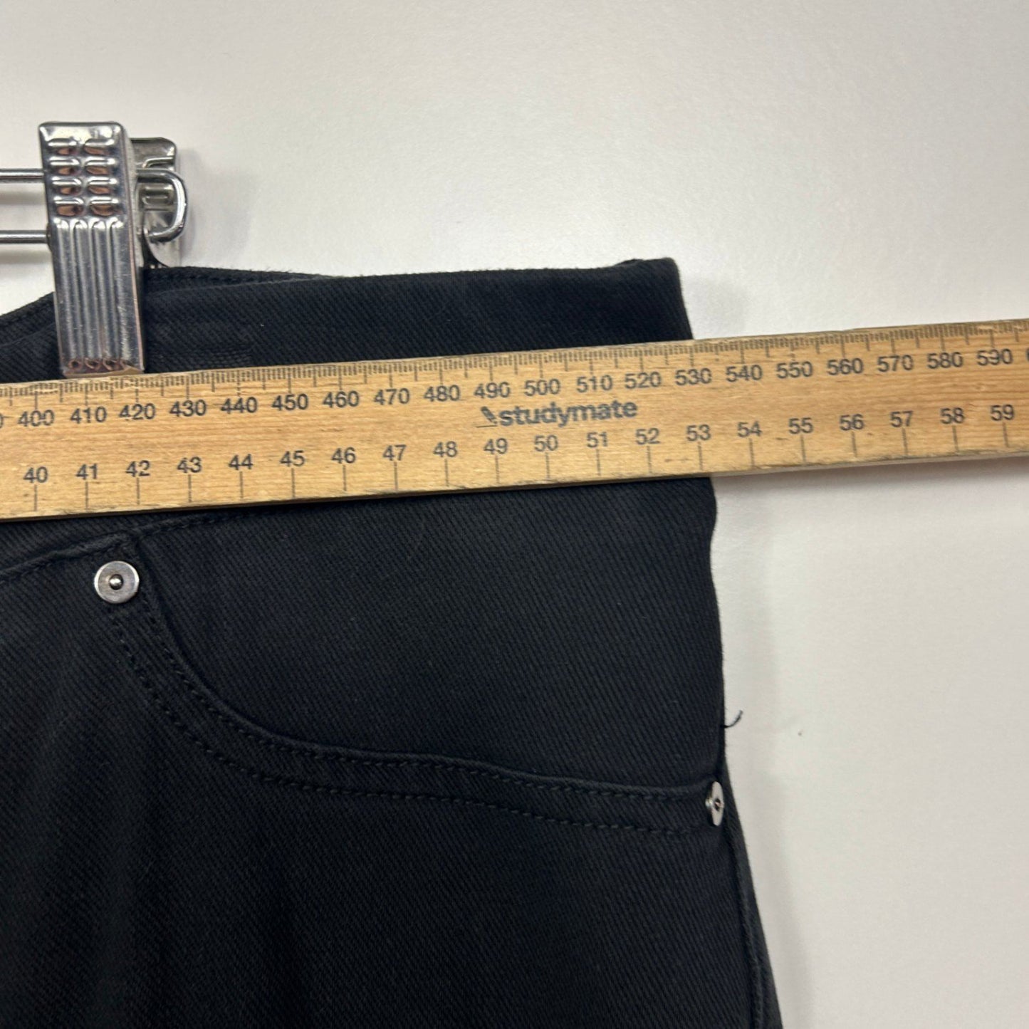 Virtuelle Black Slim Stretch Pull-on Pockets Plus Size Jeggings Jeans 24